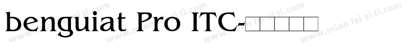 benguiat Pro ITC字体转换